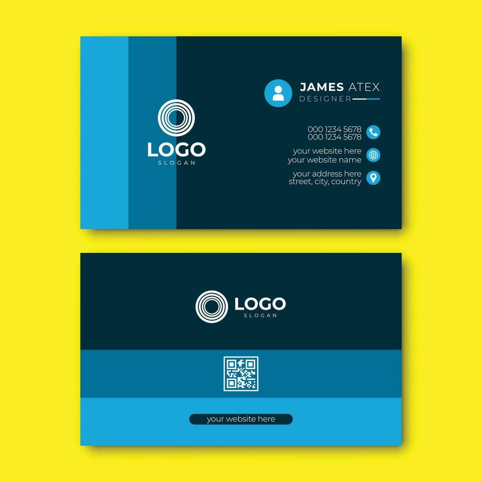 Modern And Creative Business Card Design Template vector