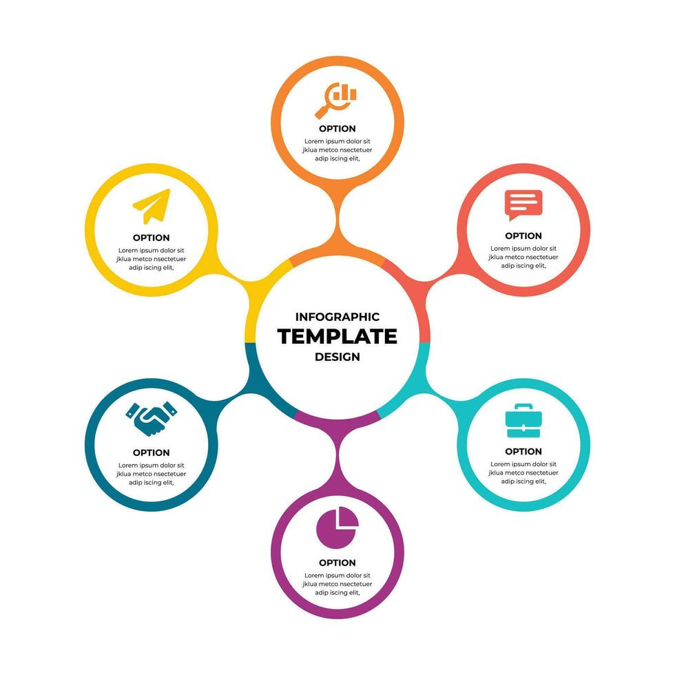 infographic design template vector