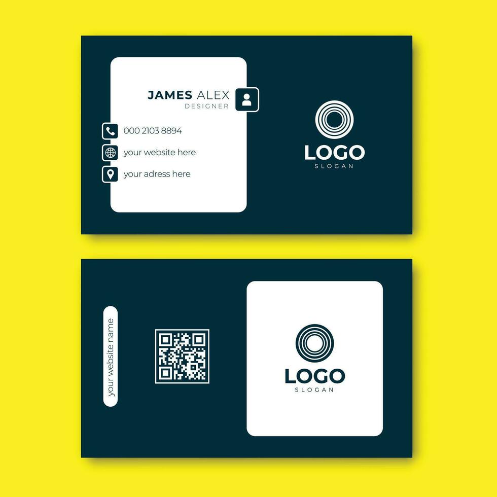 Modern And Creative Business Card Design Template vector