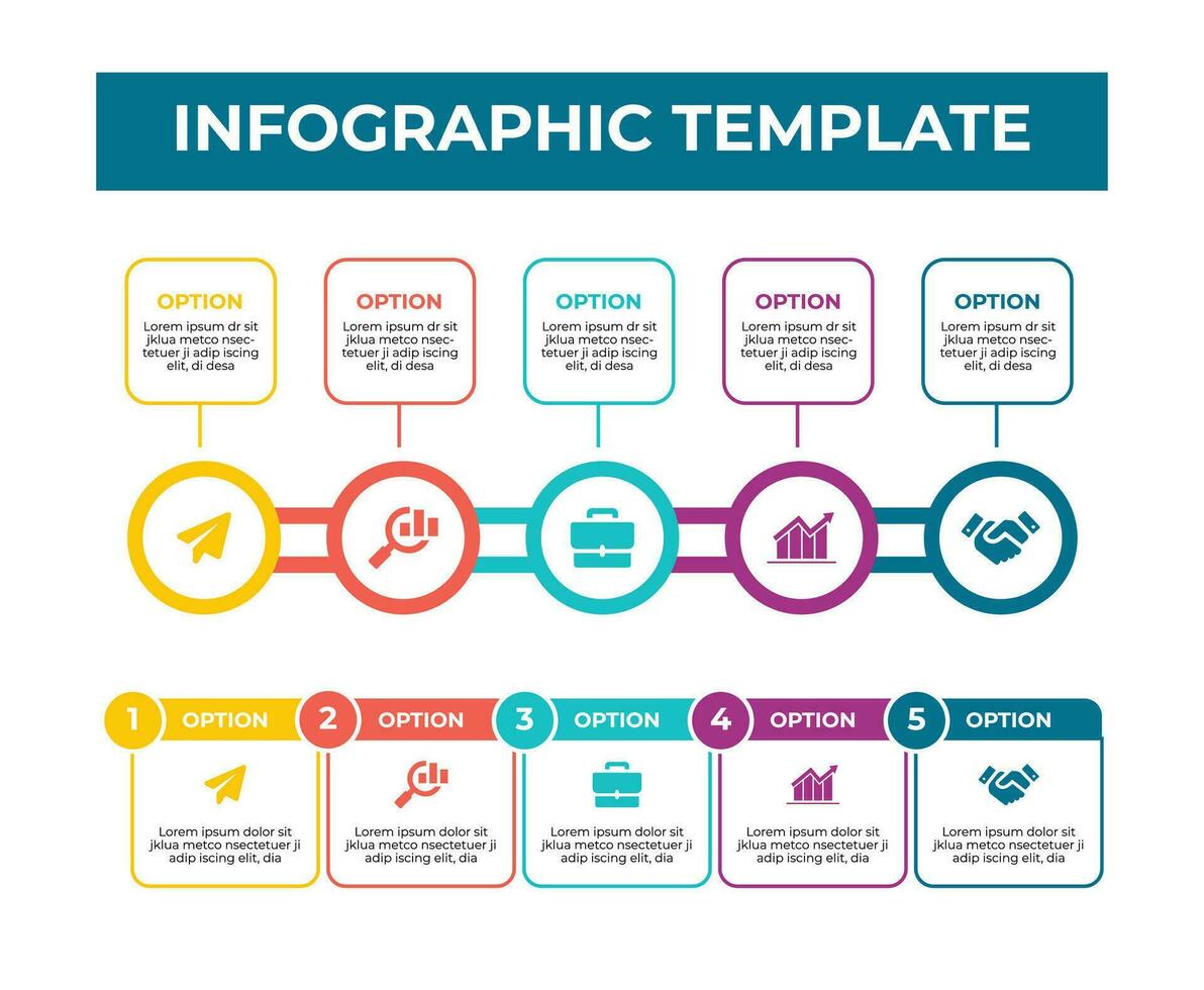 infographic design template vector