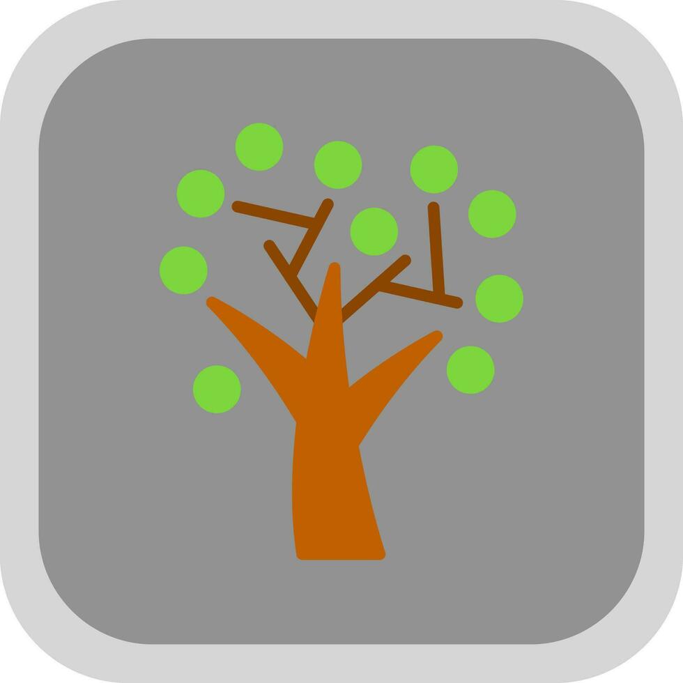 Autumn Tree Vector Icon Design