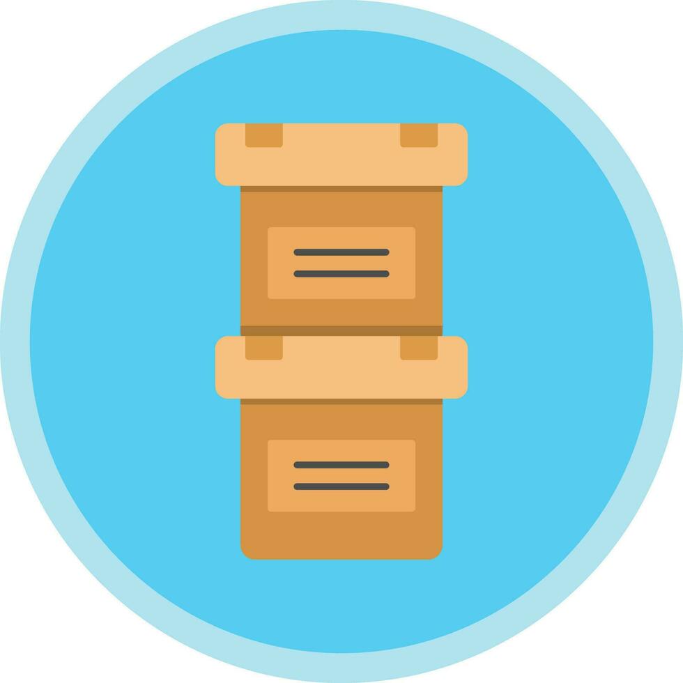 Boxes Vector Icon Design