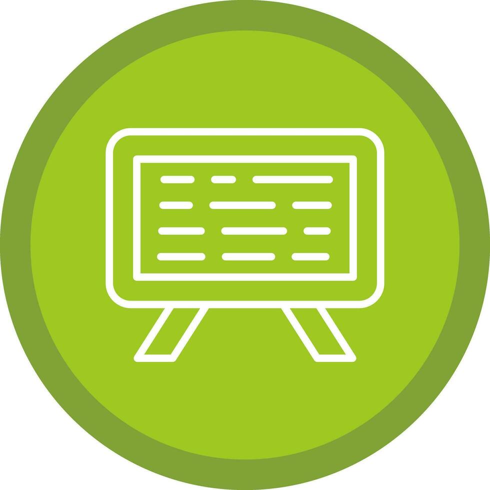 Chalkboard Vector Icon Design