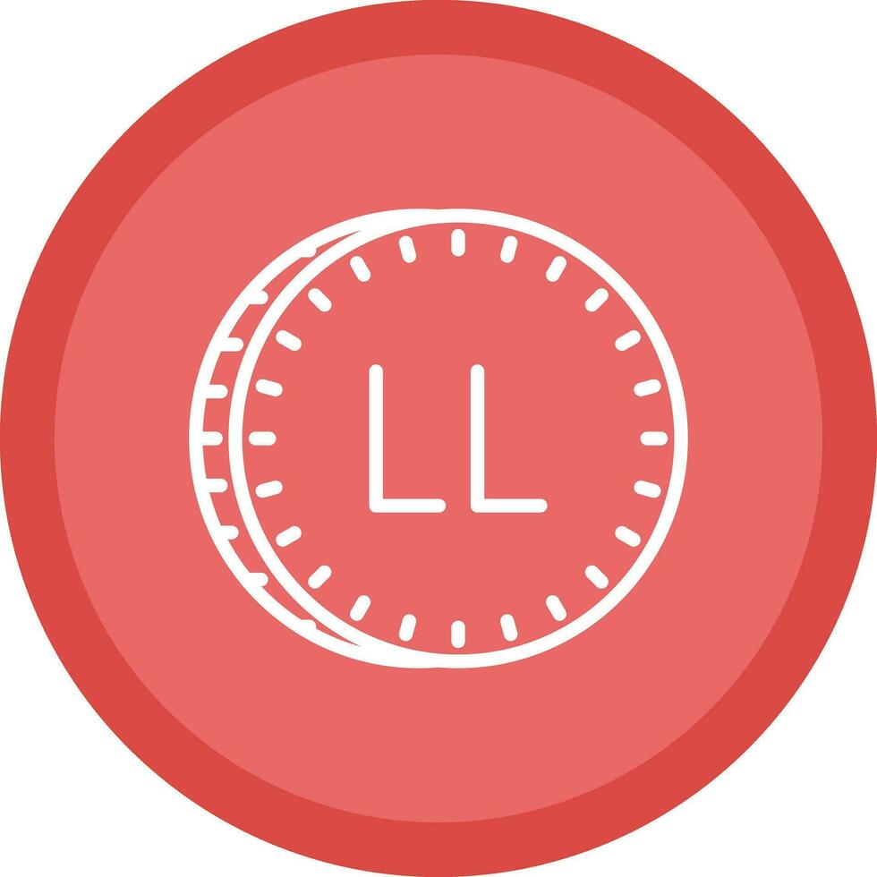 Lebanese pound Vector Icon Design
