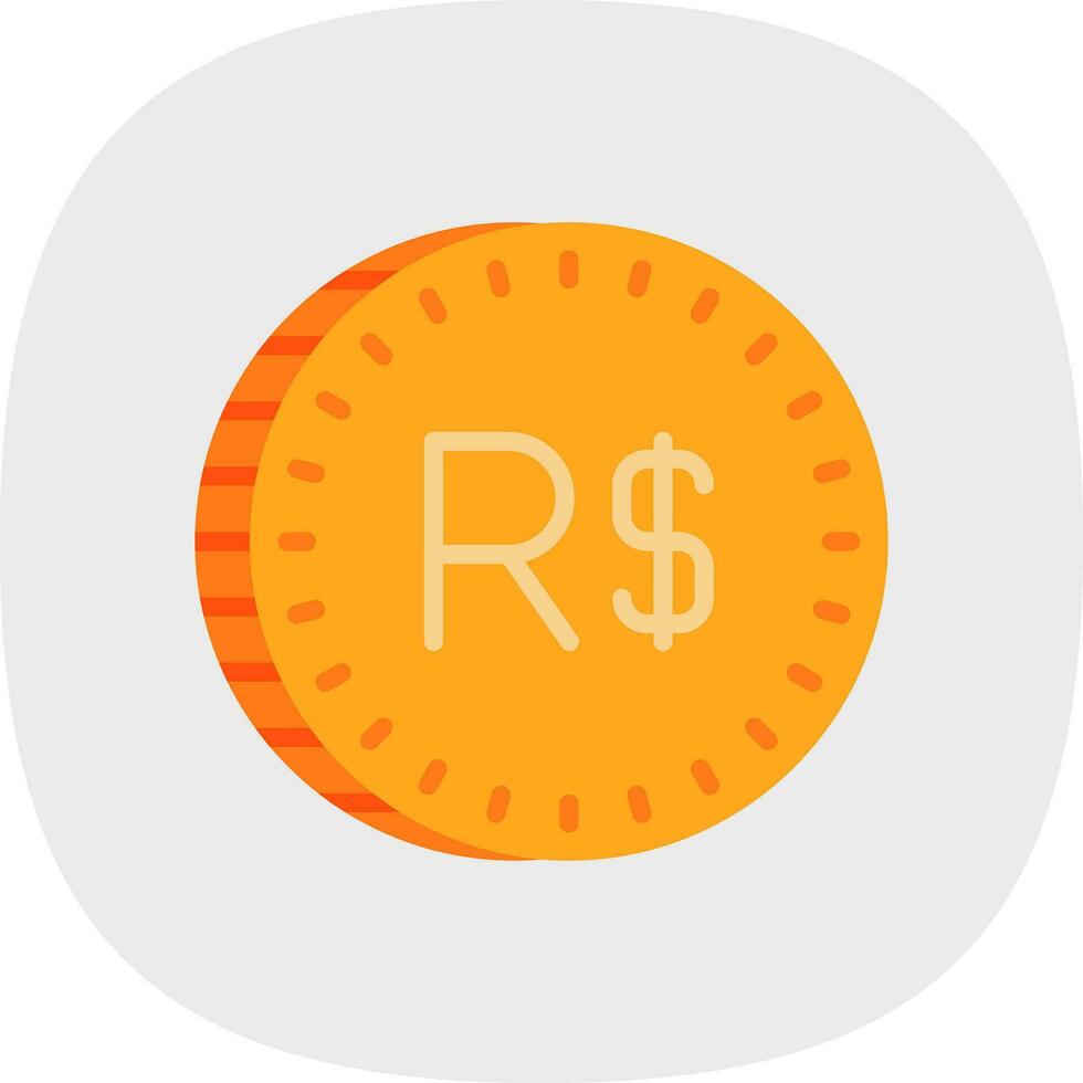 Brazilian Real Vector Icon Design