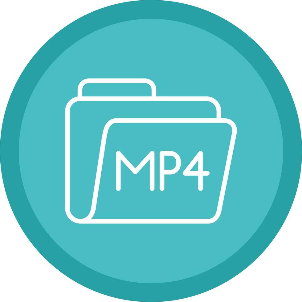 Mp4 Vector Icon Design