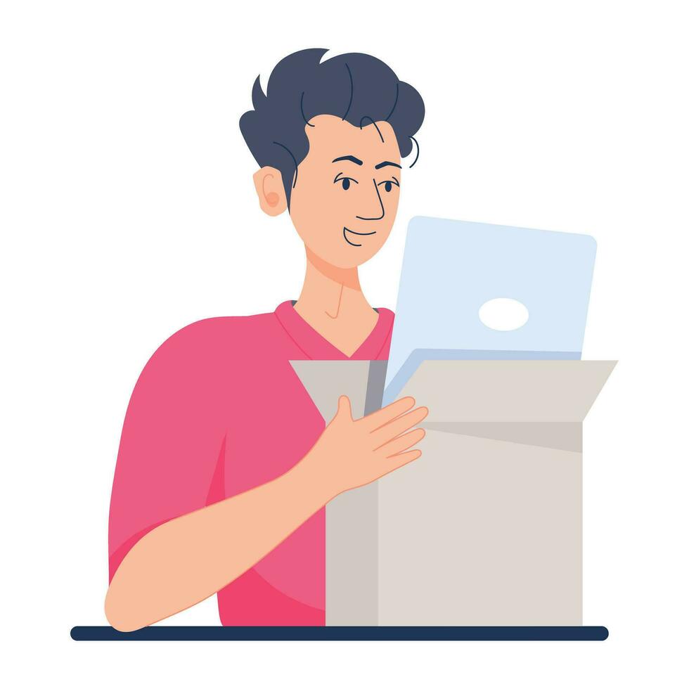 Trendy Document Bag vector