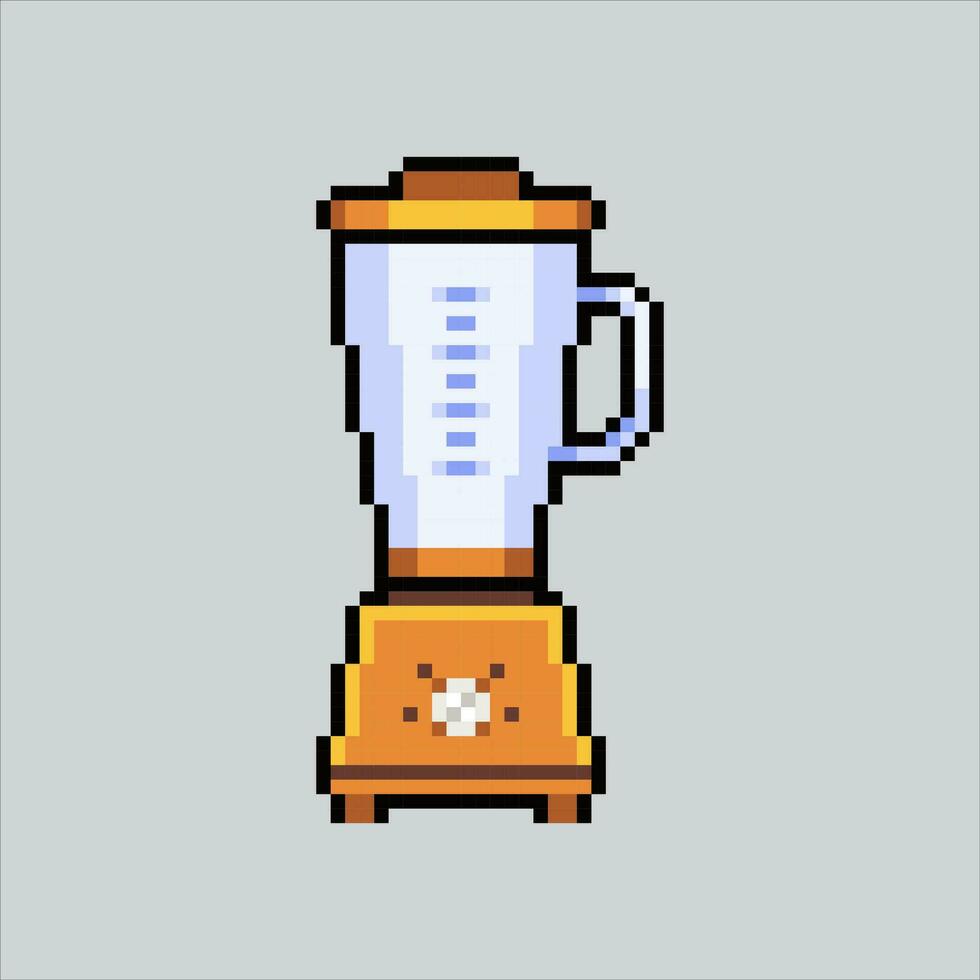 Pixel art illustration Blender. Pixelated Blender. Blender juicer icon pixelated for the pixel art game and icon for website and video game. old school retro. vector