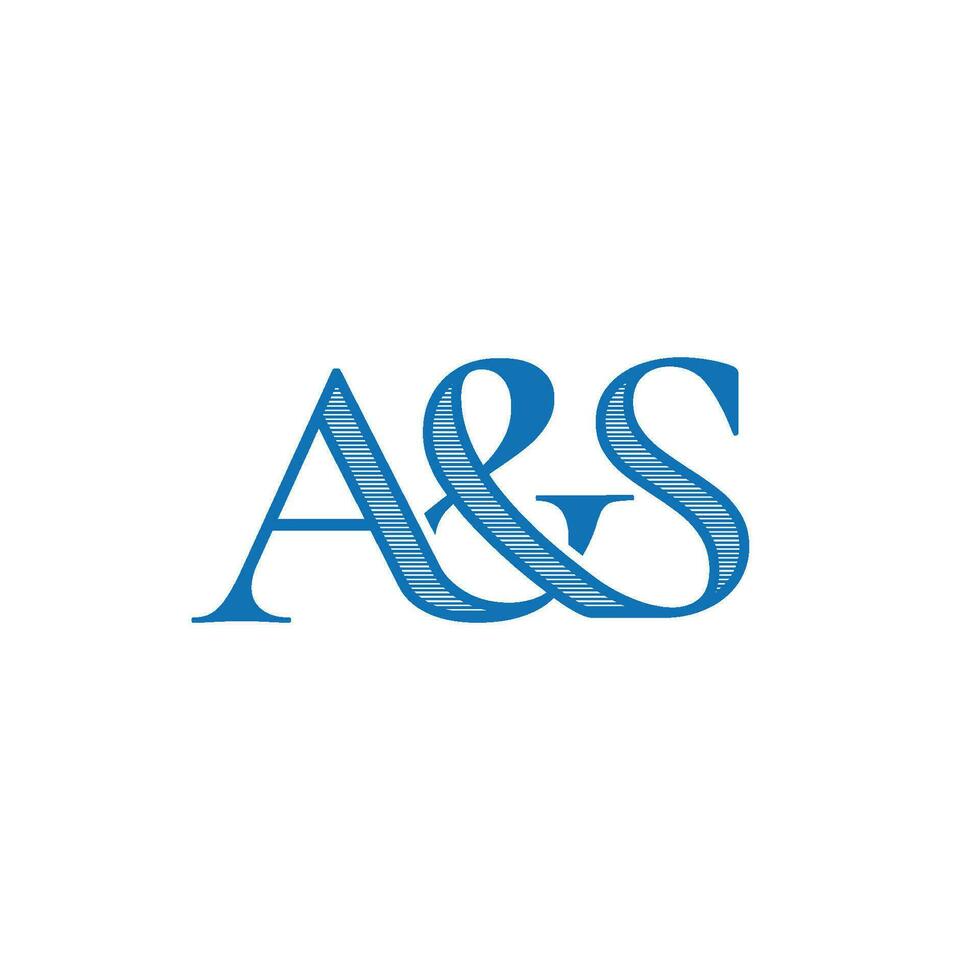 Letter A S Monogram Logo Vector Design