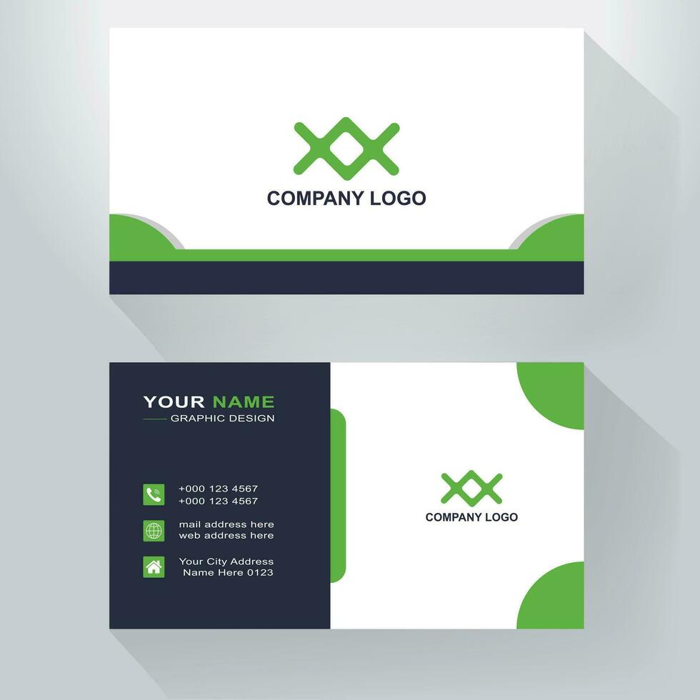 Creative busniess card design template free download on vecteezy vector