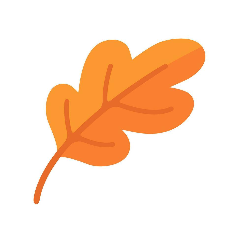 Beautiful leaf composition. Leaves change color in autumn vector