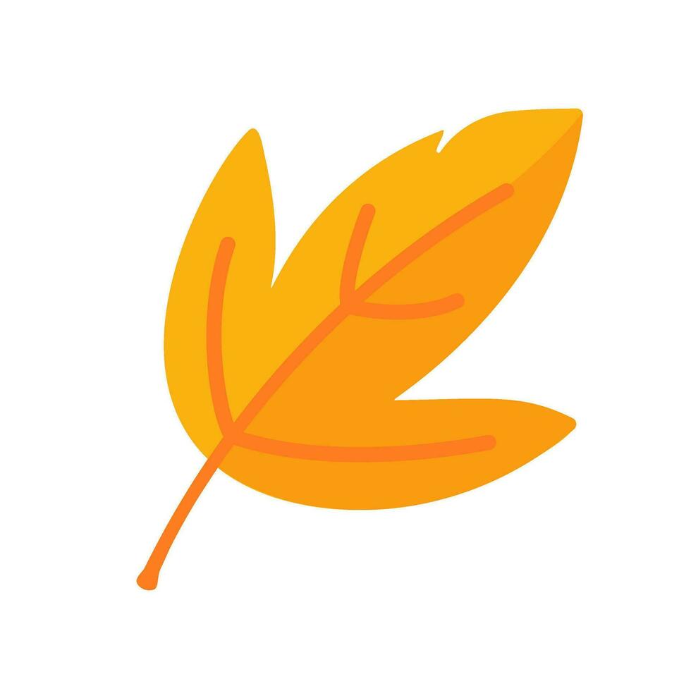 Beautiful leaf composition. Leaves change color in autumn vector