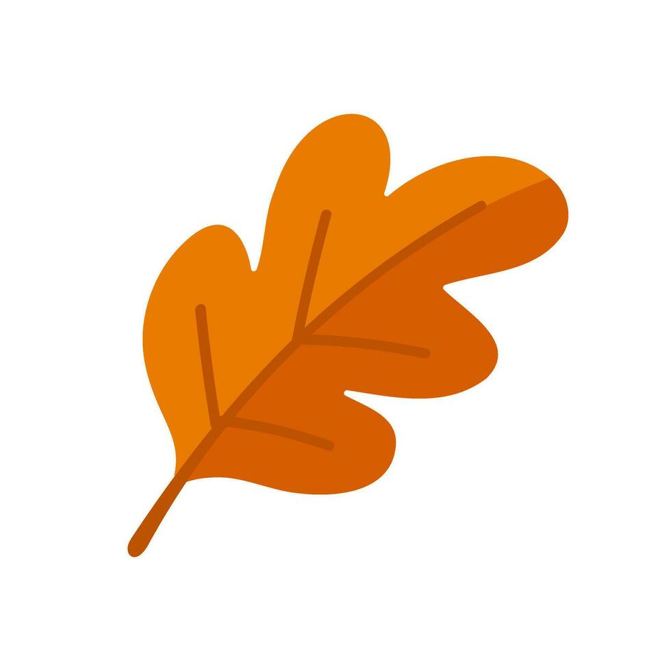 Beautiful leaf composition. Leaves change color in autumn vector