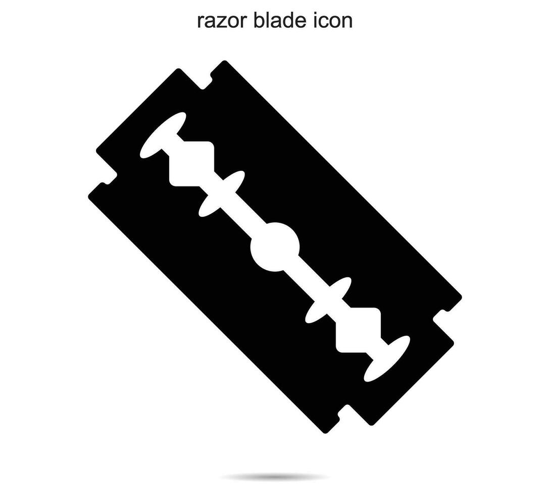 razor blade icon, Vector illustration