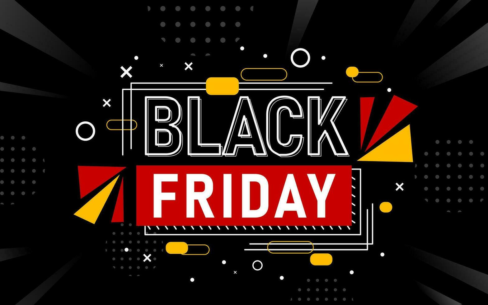 Black Friday Sale Special Offer Background Banner Card vector