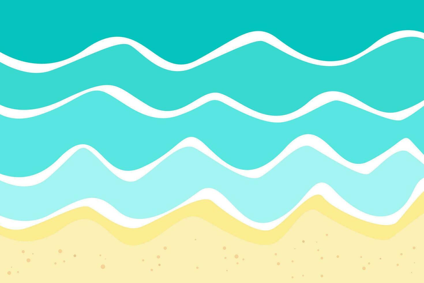 verano antecedentes con playa. vector ilustración