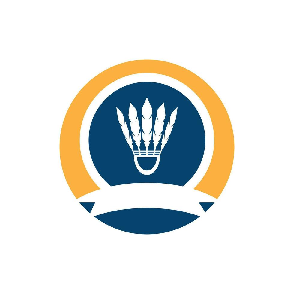 Badminton Sport Icon And Symbol Vector Template Illustration