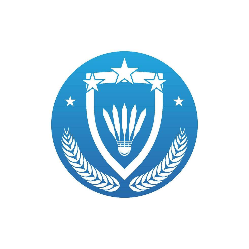 Badminton Sport Icon And Symbol Vector Template Illustration