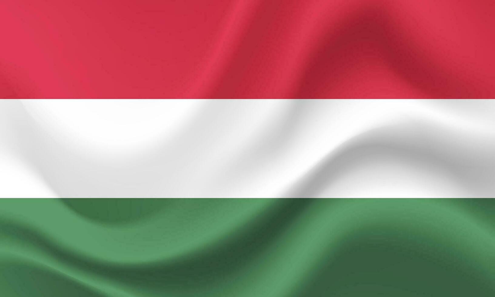 Hungarian flag illustration. Official flag of Hungary. Hungary vector flag