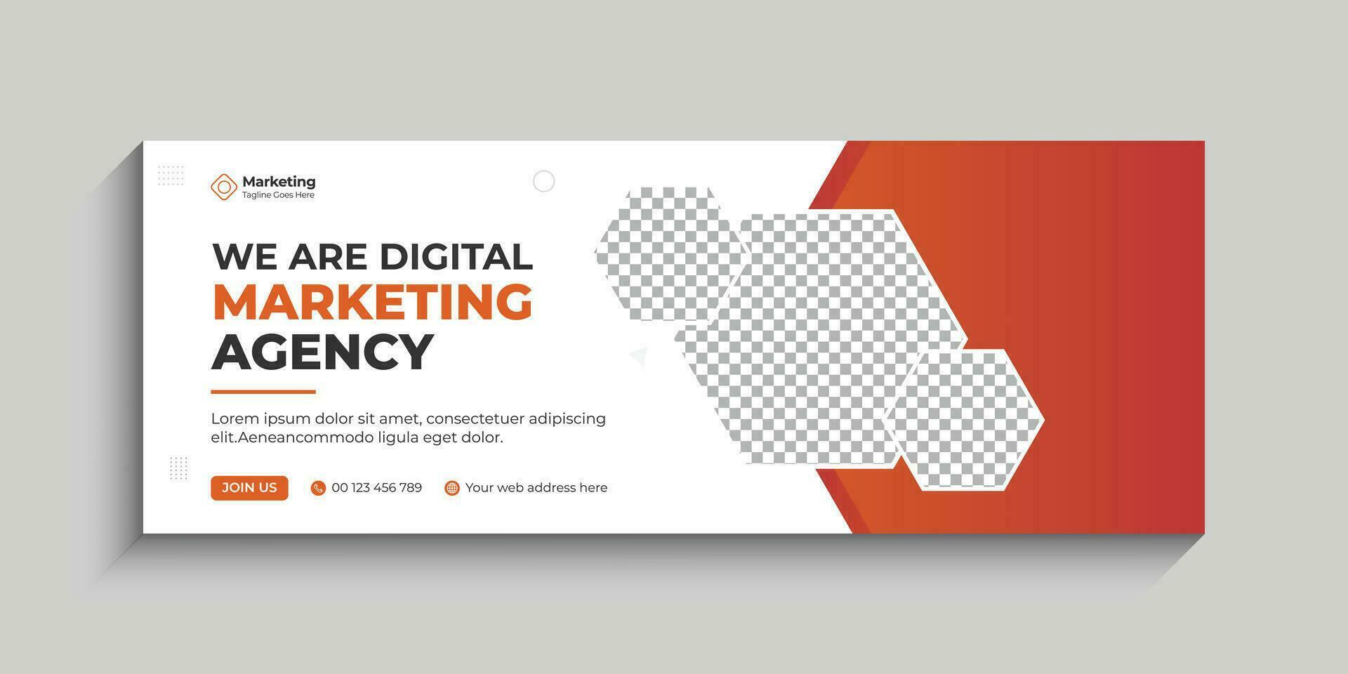 Corporate Social media cover and web banner ads design template. Social media post, timeline cover and advertising design. vector