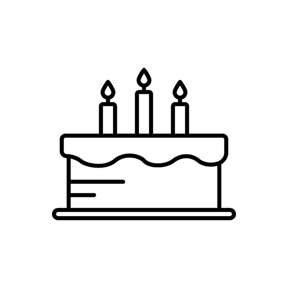 Birthday Cake icon vector design templates simple and modern