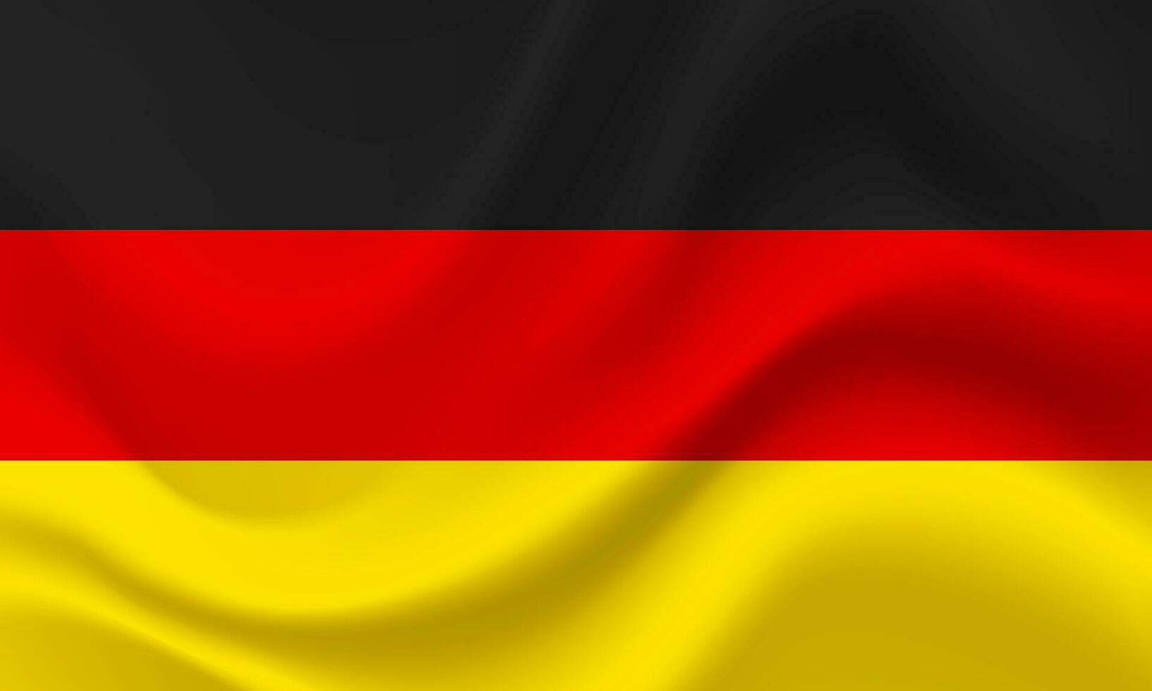 German flag. Flag of Germany. Deutsch flag. Vector German flag illustration