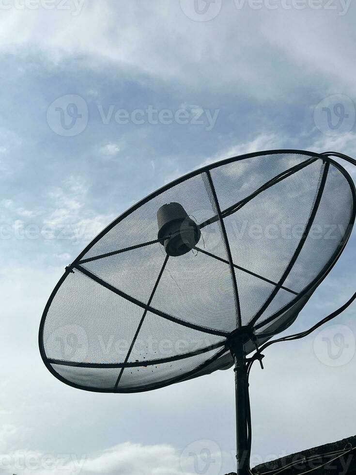 Antena parabólica Stock Photo