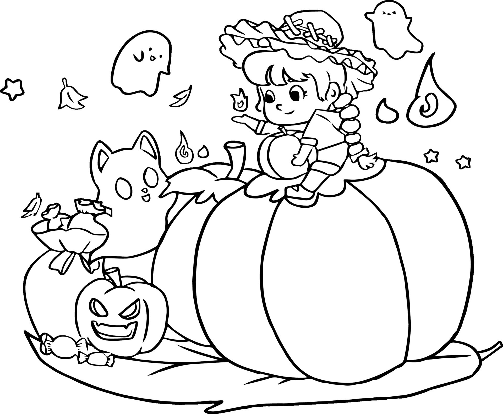 Free Vector  Hand drawn kawaii coloring book illustration