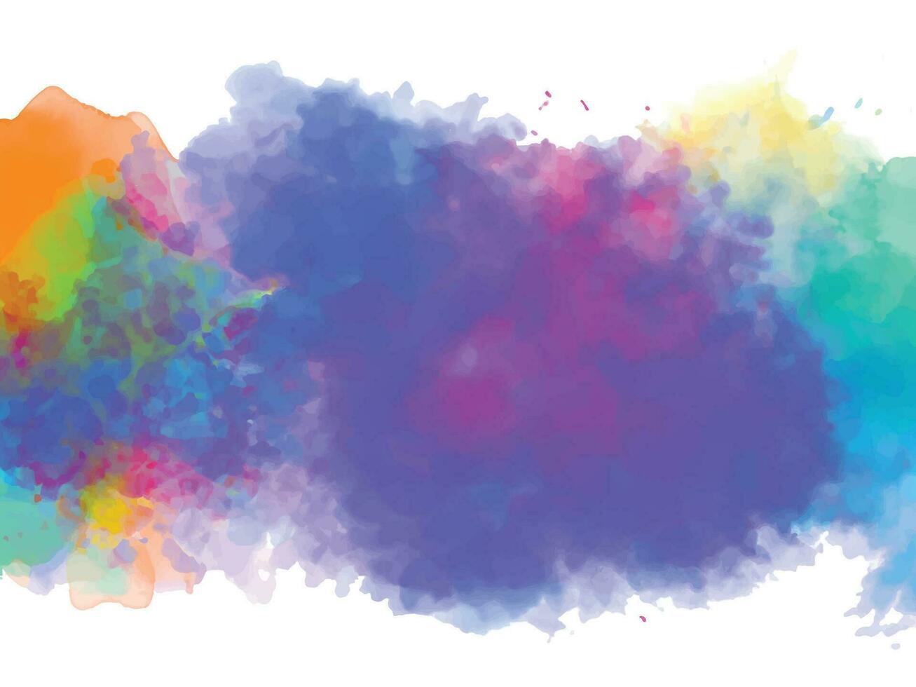 Abstract background with a colourful watercolour splatter design vector