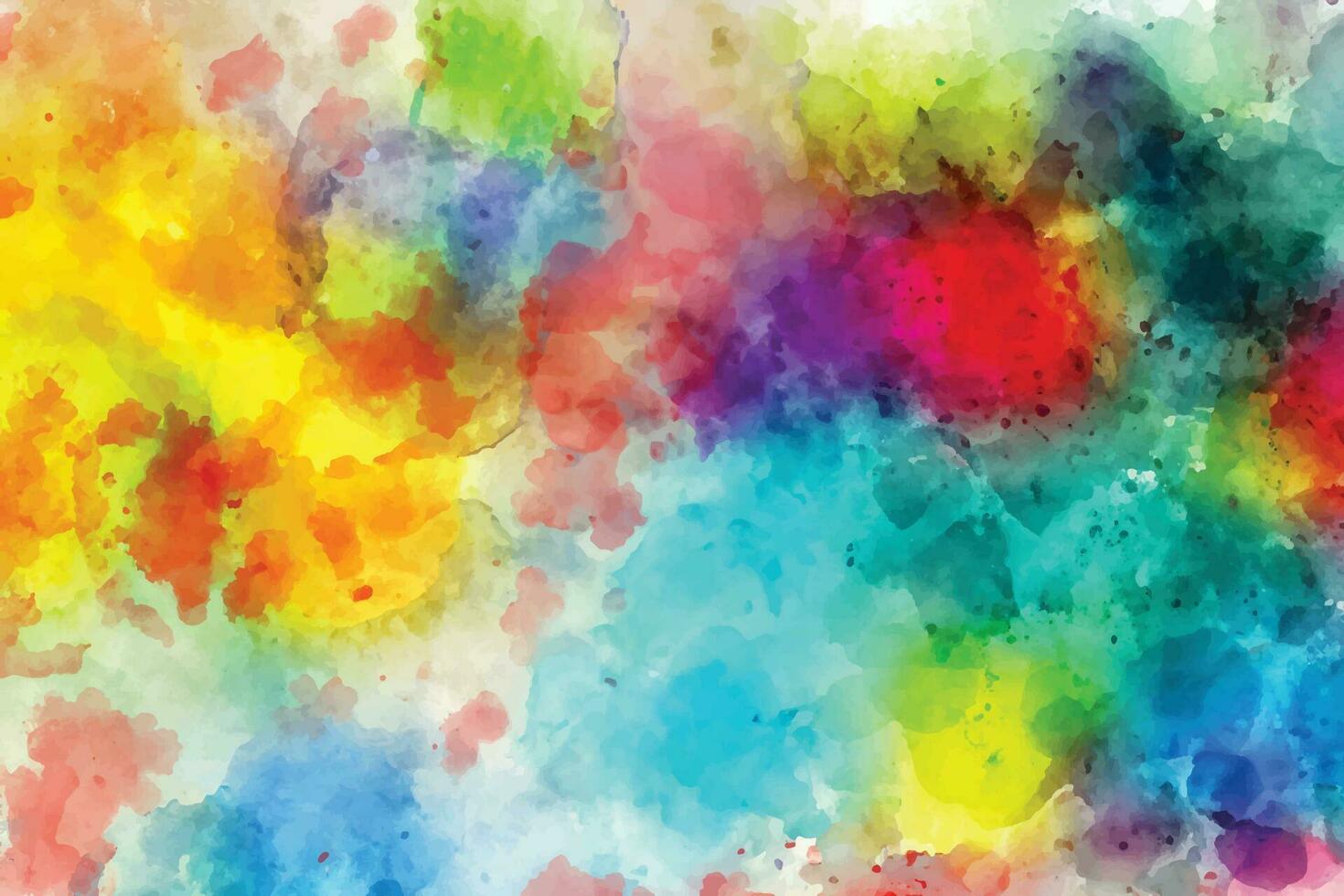 Abstract background with a colourful watercolour splatter design vector