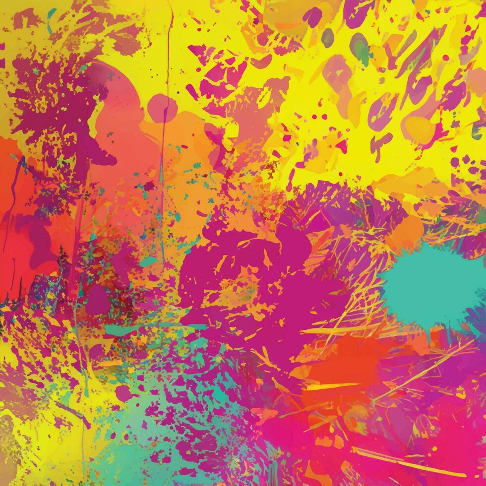 Abstract background with a colourful watercolour splatter design vector