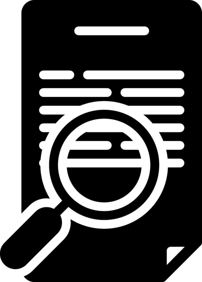 solid icon for evident vector