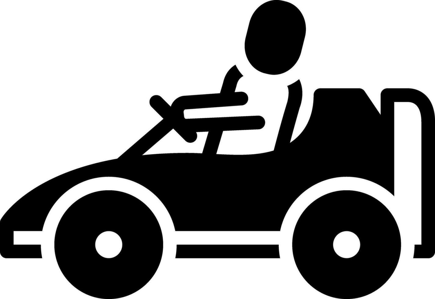 solid icon for rides vector