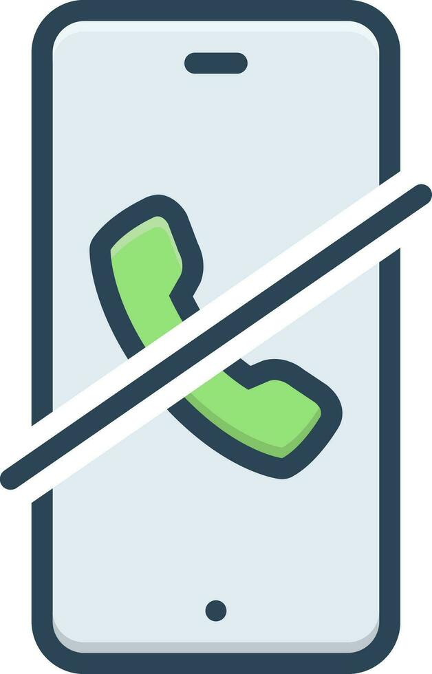 color icon for ending vector