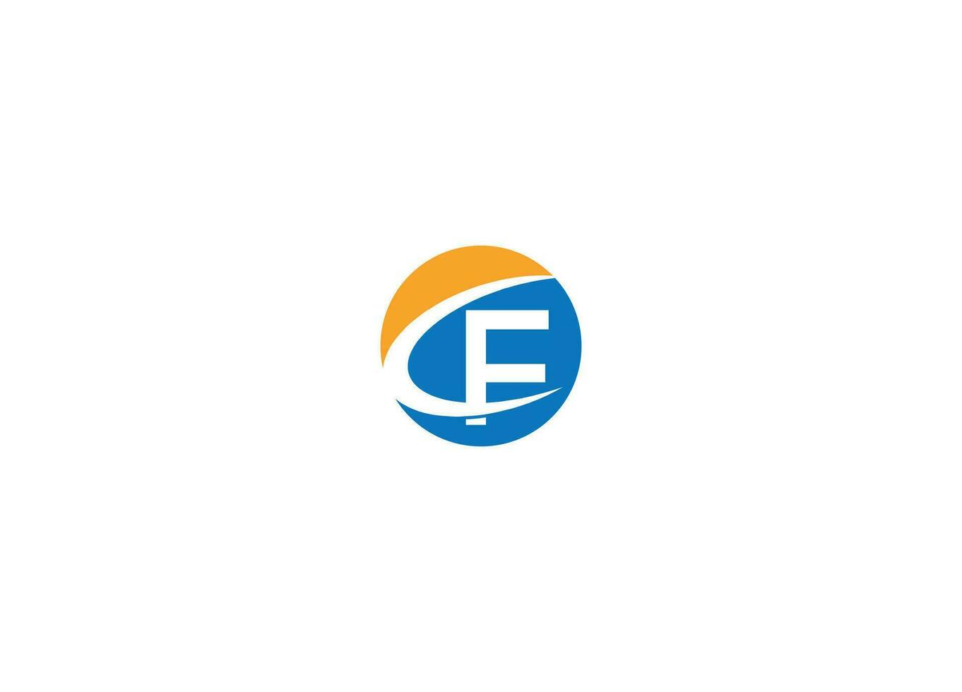 CF letter Logo Design with Creative Modern vector icon template
