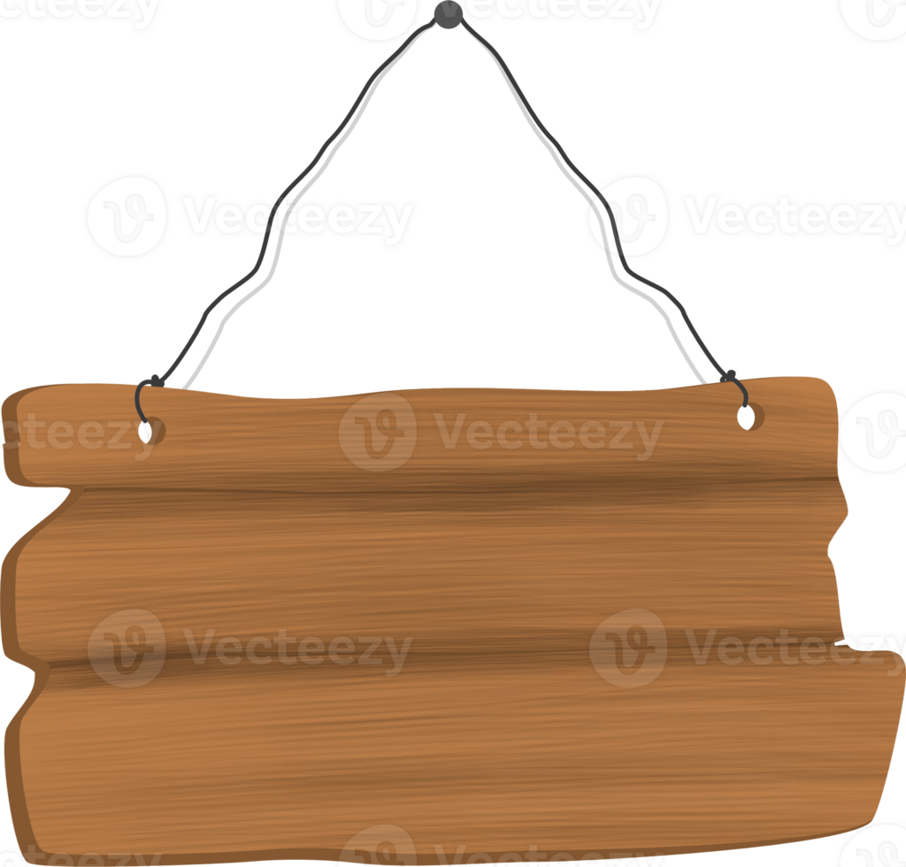 Wooden signboards illustration png