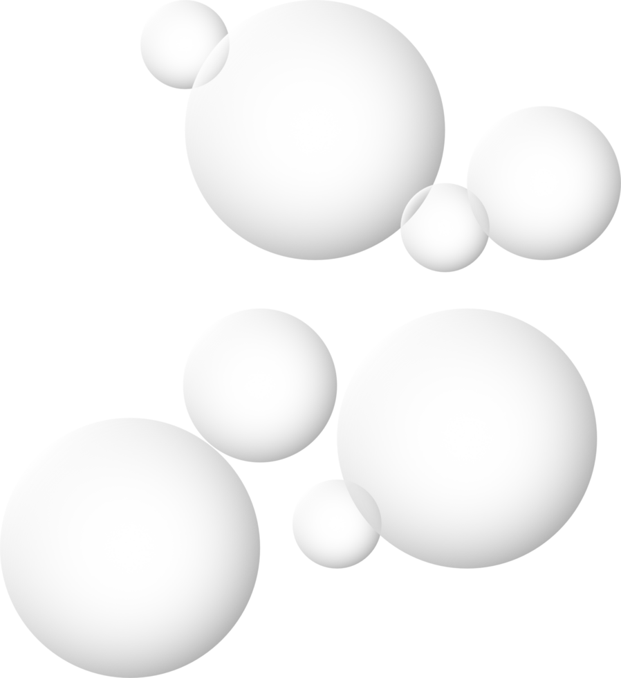 Transparent bubble illustration png