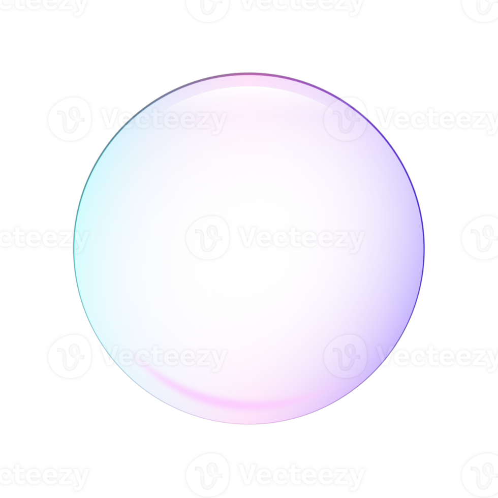 Simple transparent bubble png