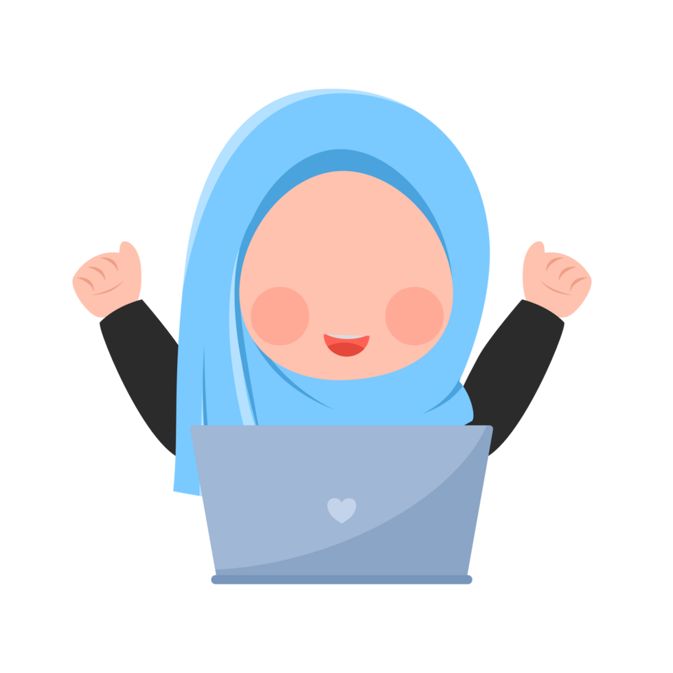 Muslim kids expression png