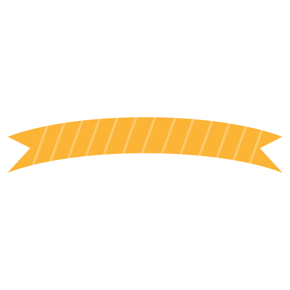 Cute ribbon illustration png