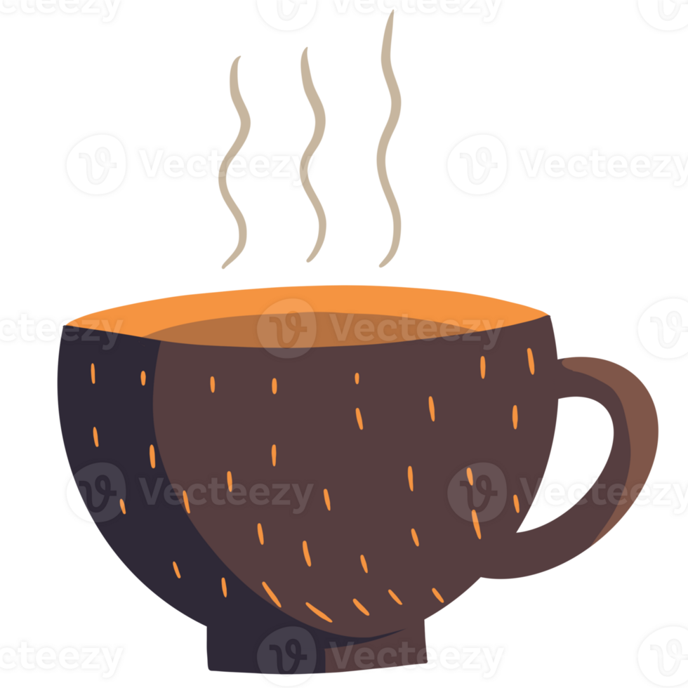 Coffee Cup with autumn style png