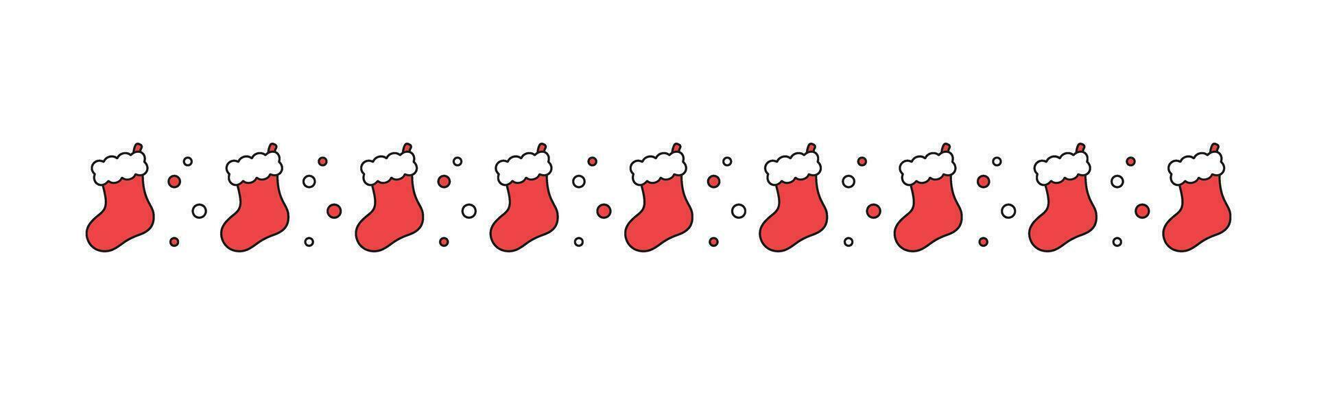 christmas stocking border clip art