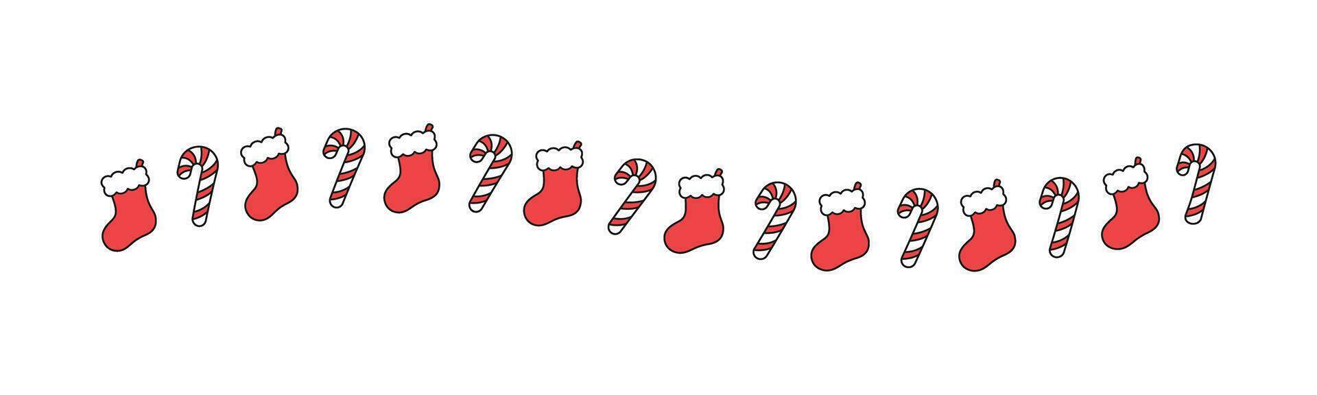 christmas stocking border clip art