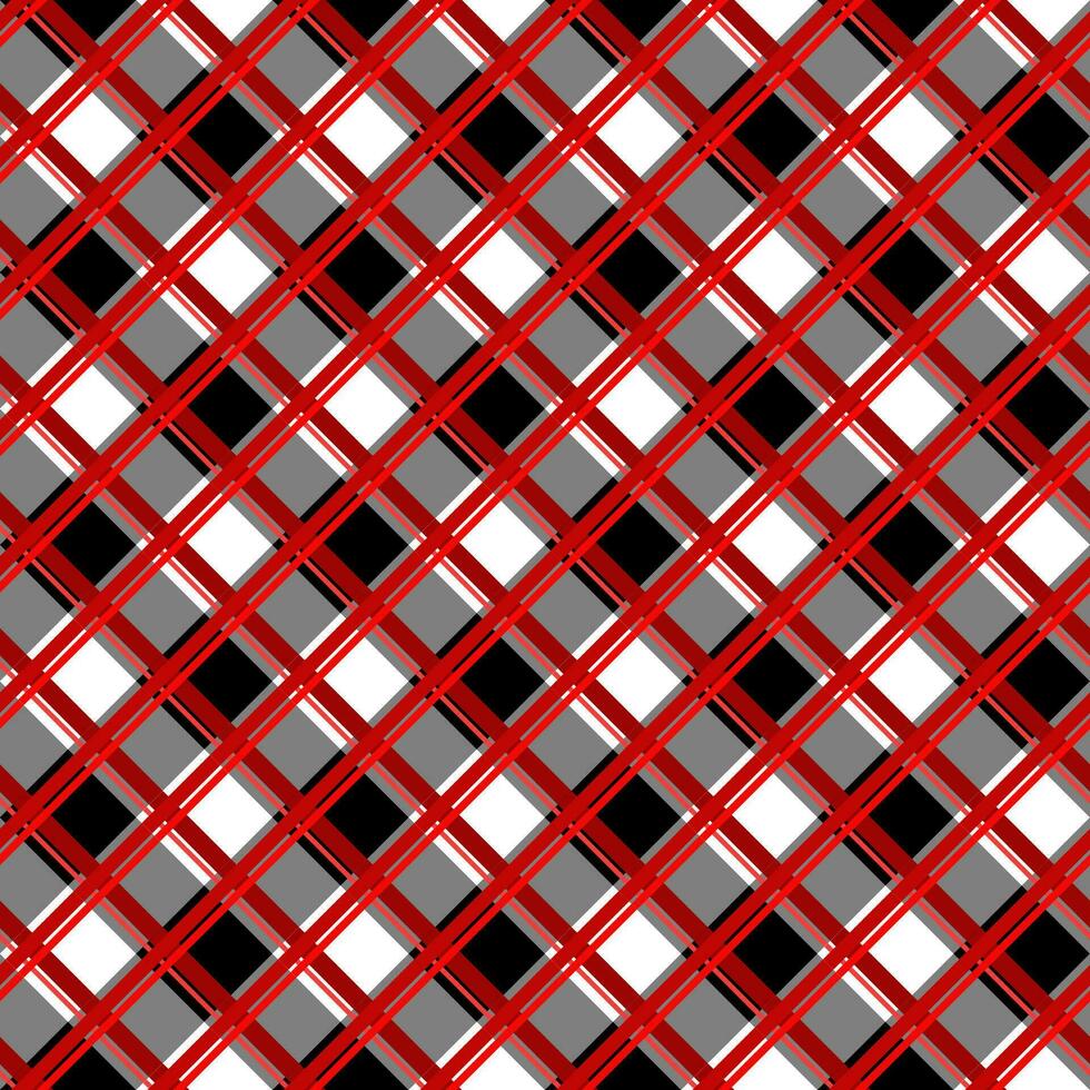 Multi color plaid pattern vector set for scarf, pillow case, blanket, cloth, fabric print, Christmas background.