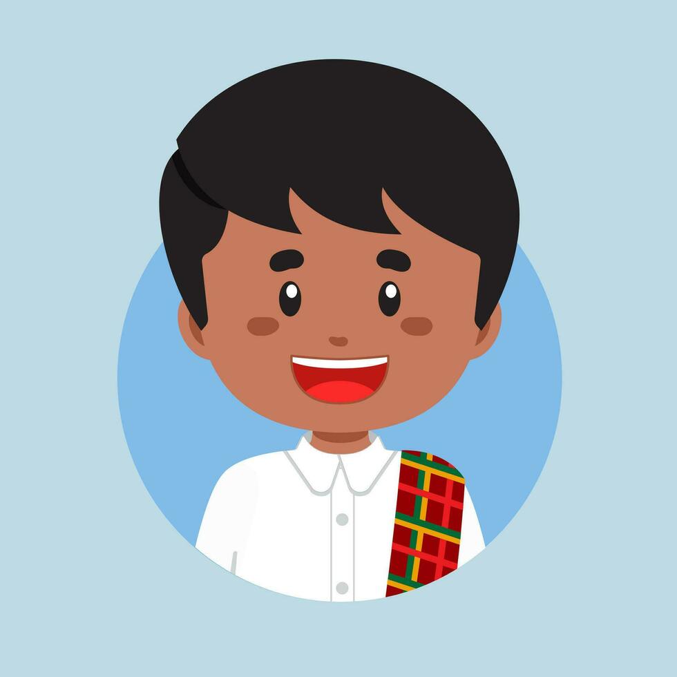 avatar de dominica personaje vector