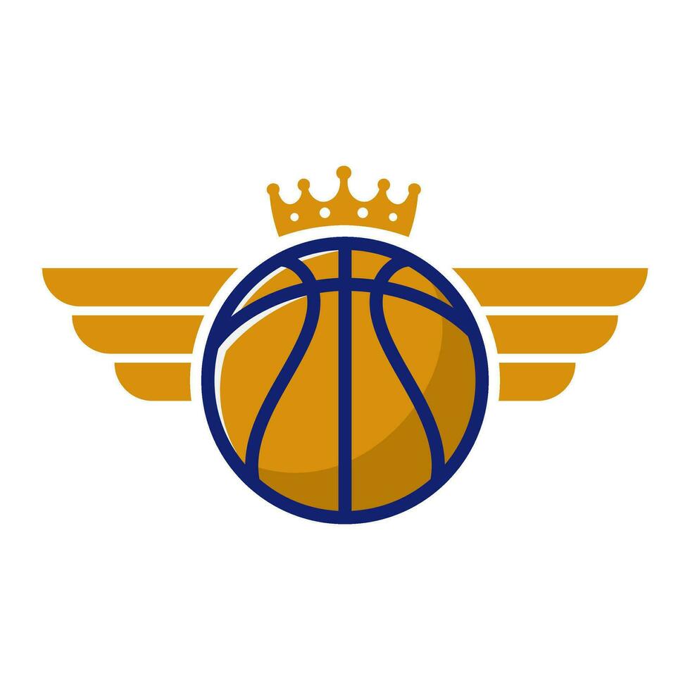 basketball emblem badge vector