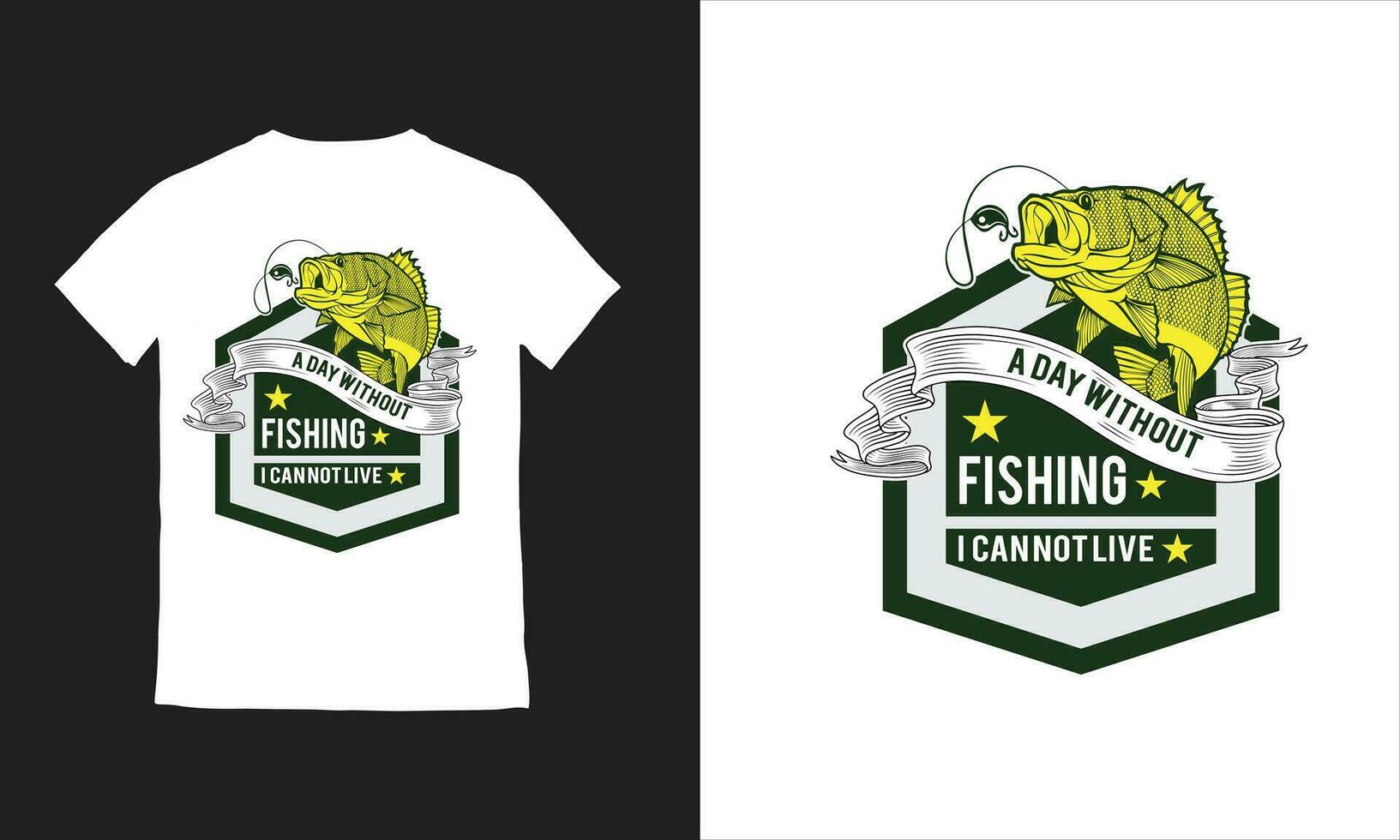 Fishing T-shirt Design fishing Design vector