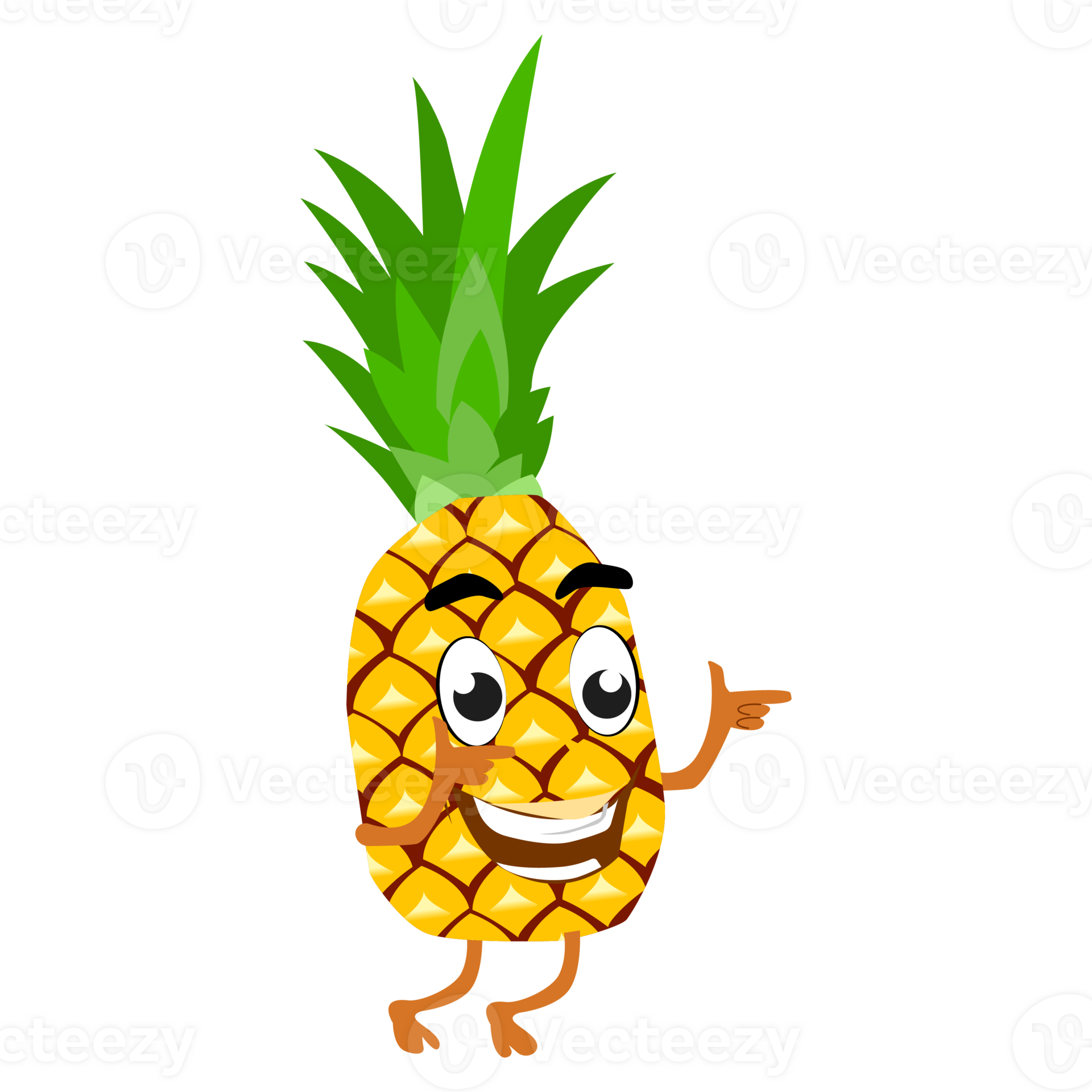 pineapple cartoon character png image 29751591 PNG