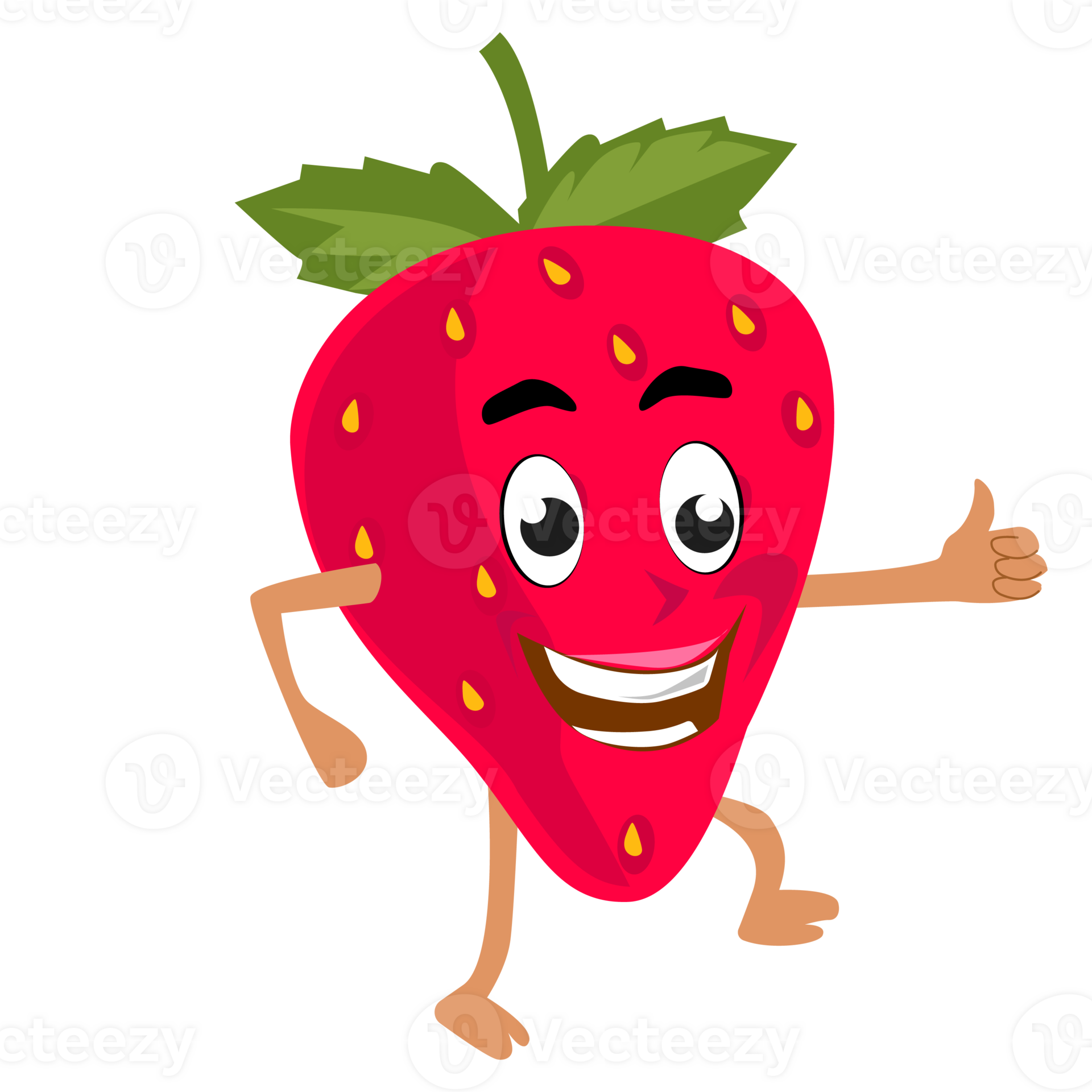 strawberry cartoon character png image 29751592 PNG