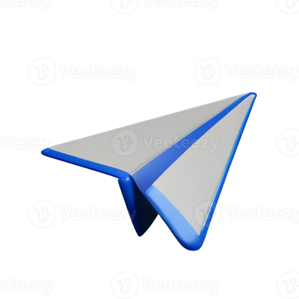 Paper Plane Idea AI Generative png